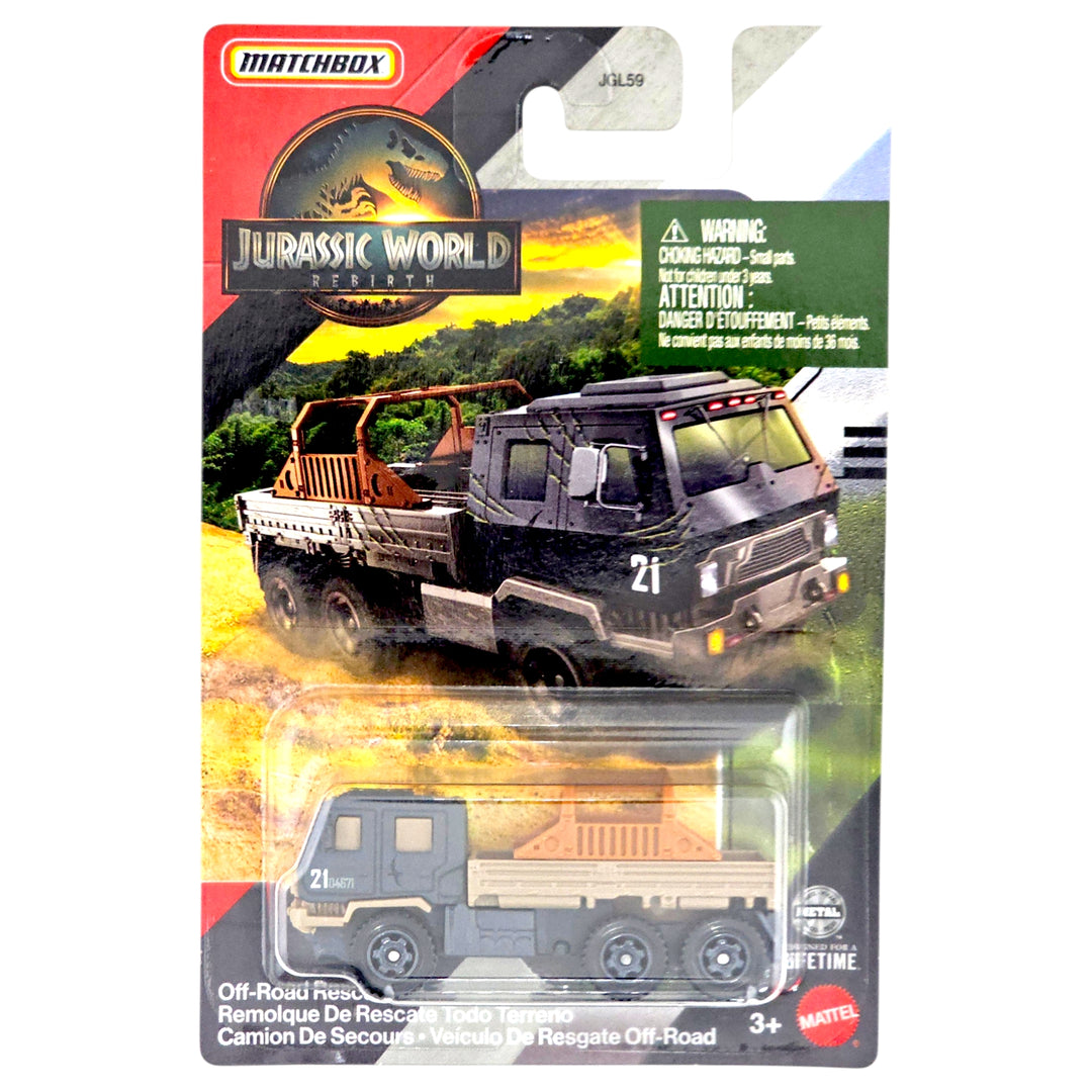 Matchbox - Off-Road Rescue Rig - 2026 Jurassic World Rebirth Series