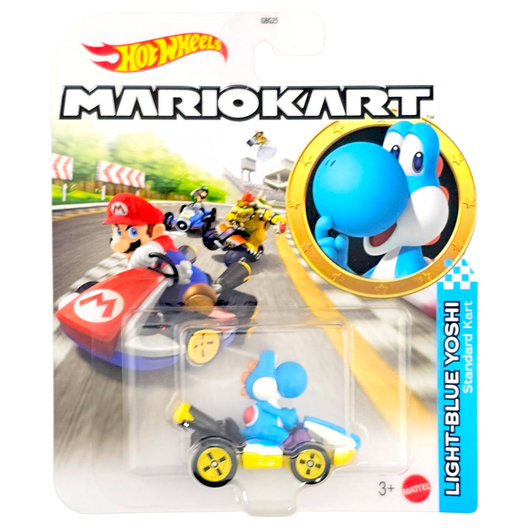 Hot Wheels - Light-Blue Yoshi (Standart Kart) - 2026 Mario Kart Series