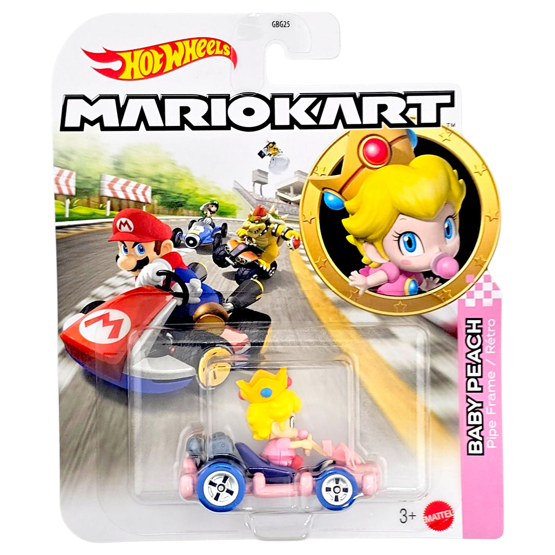 Hot Wheels - Baby Peach (Pipe Frame) - 2026 Mario Kart Series