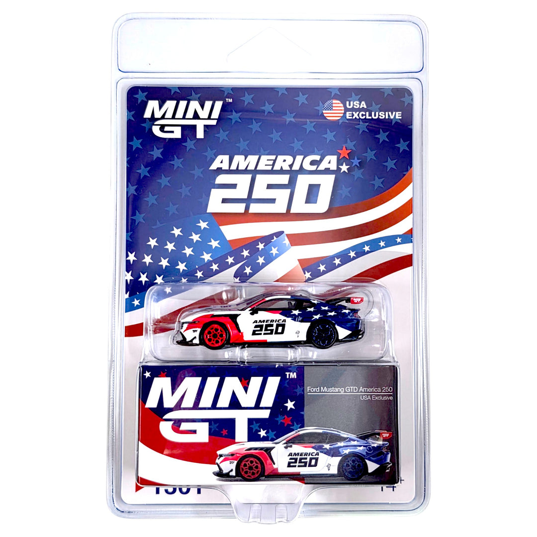 Mini GT - Ford Mustang GTD America 250 USA Exclusive LHD- Limited Edition – Mijo Exclusives