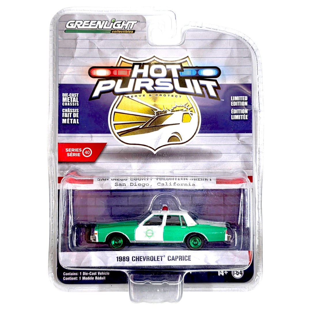 Greenlight - 1989 Chevrolet Caprice - 2021 Hot Pursuit Series *Chase*