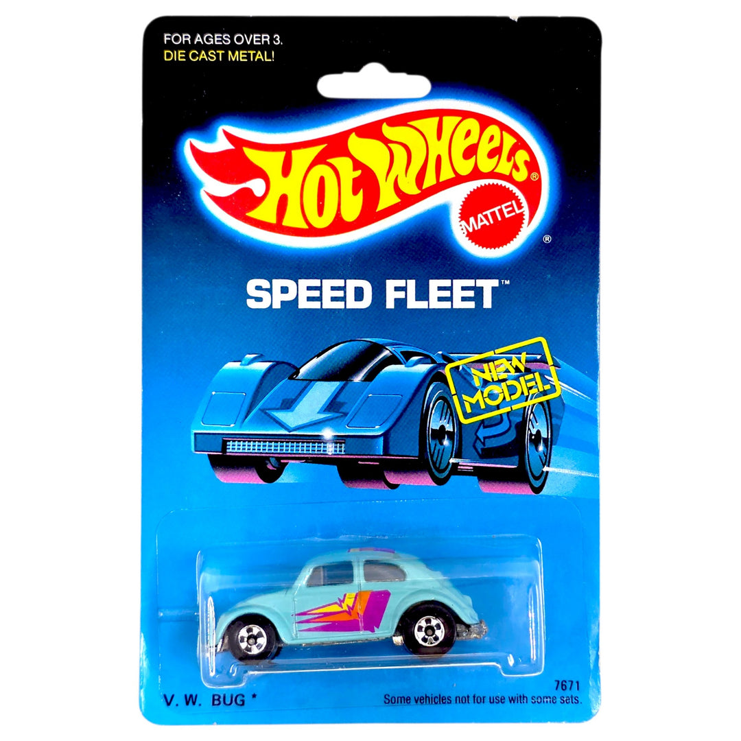 Hot Wheels - VW Bug - 1989 Speed Fleet Series *Card Variation*