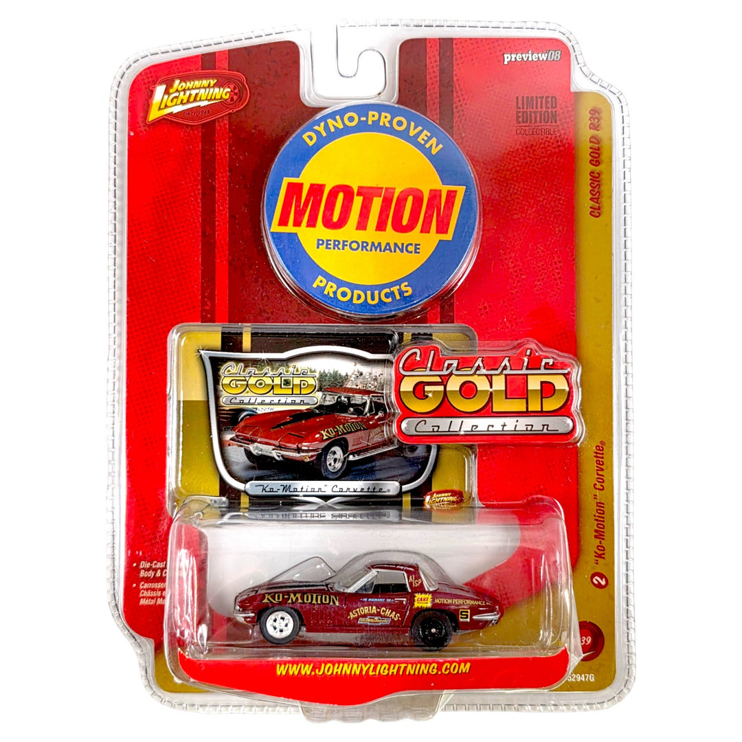 Johnny Lightning - Ko-Motion Corvette - 2007 Classic Gold Collection Series