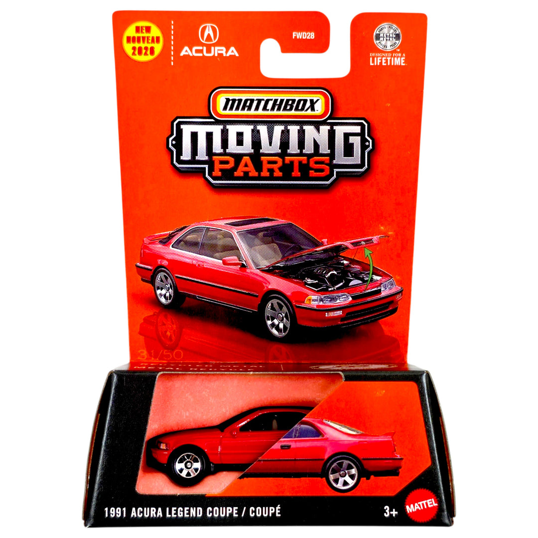 Matchbox - 1991 Acura Legend Coupe / Coupé - 2026 Moving Parts Series