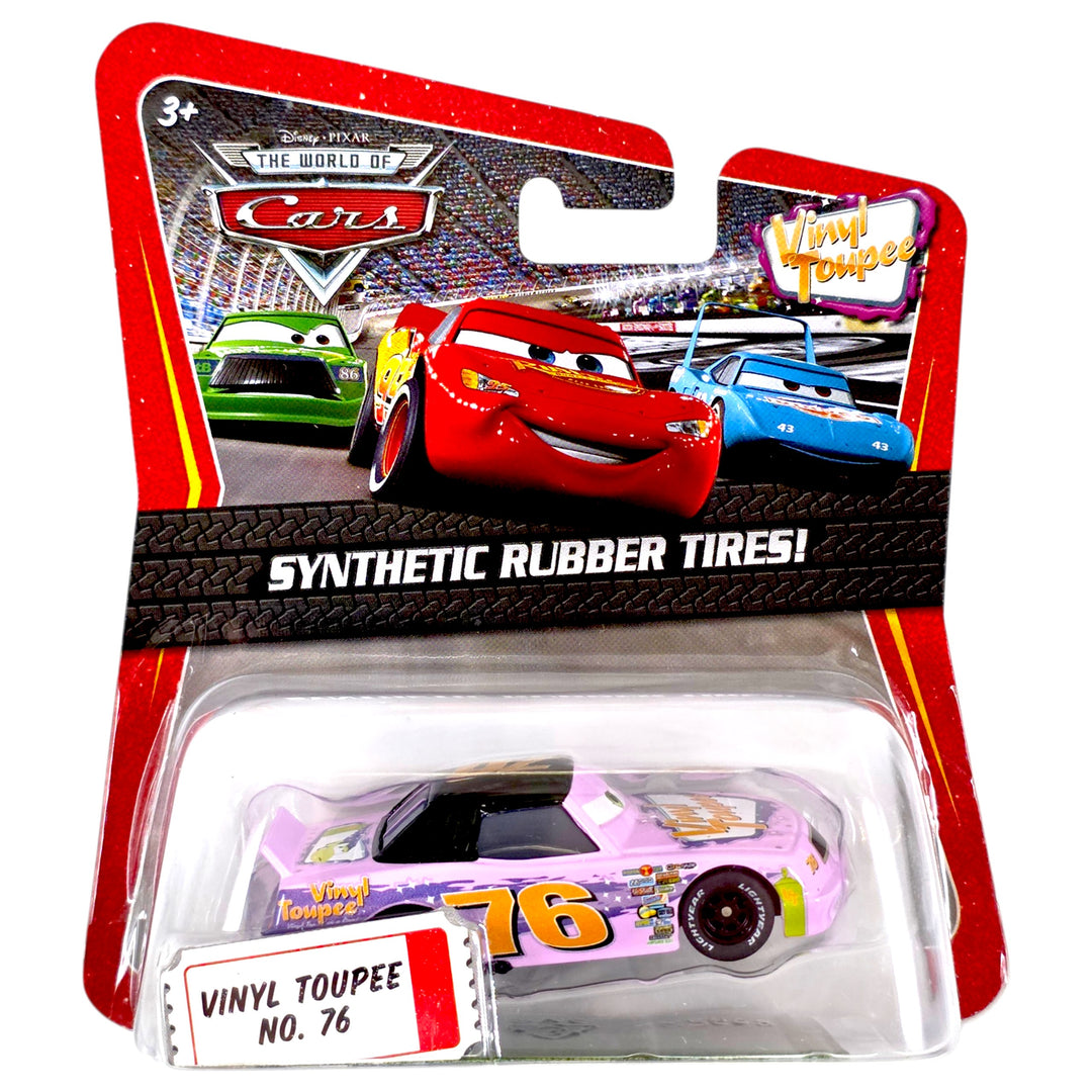 Disney Pixar - Vinyl Toupee - 2009 Cars Synthetic Rubber Tires ! Series *Kmart Exclusive*