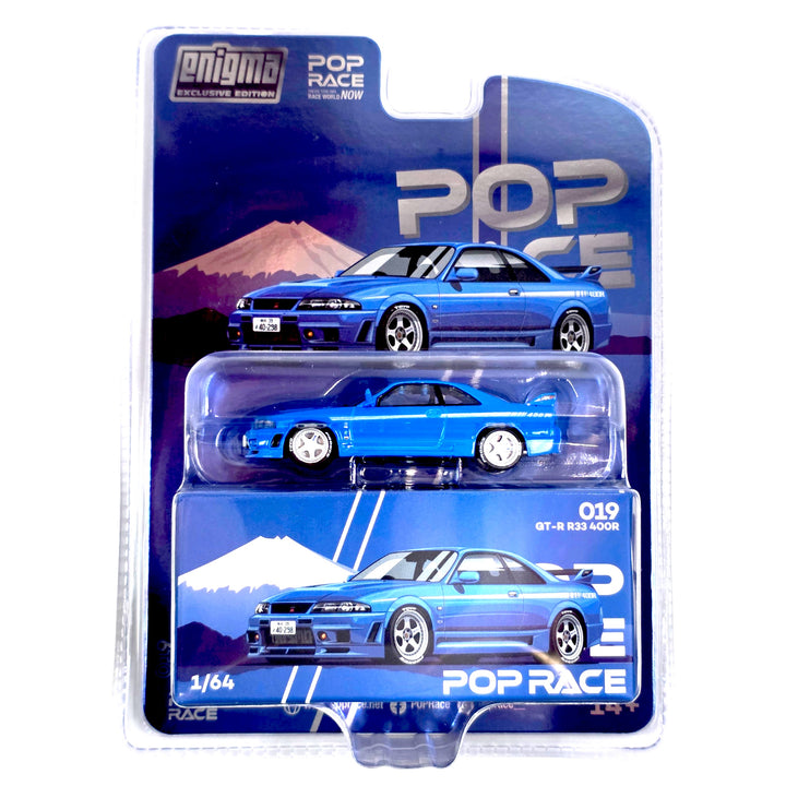 Pop Race - Nissan Skyline GT-R R33 Nismo 400R - Bayside Blue *Enigma Exclusive Edition*