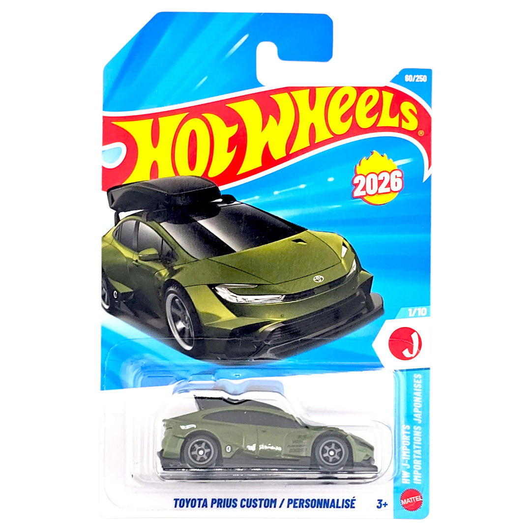 Hot Wheels - Toyota Prius Custom - 2026 *With Cargo Roof Box Variation*
