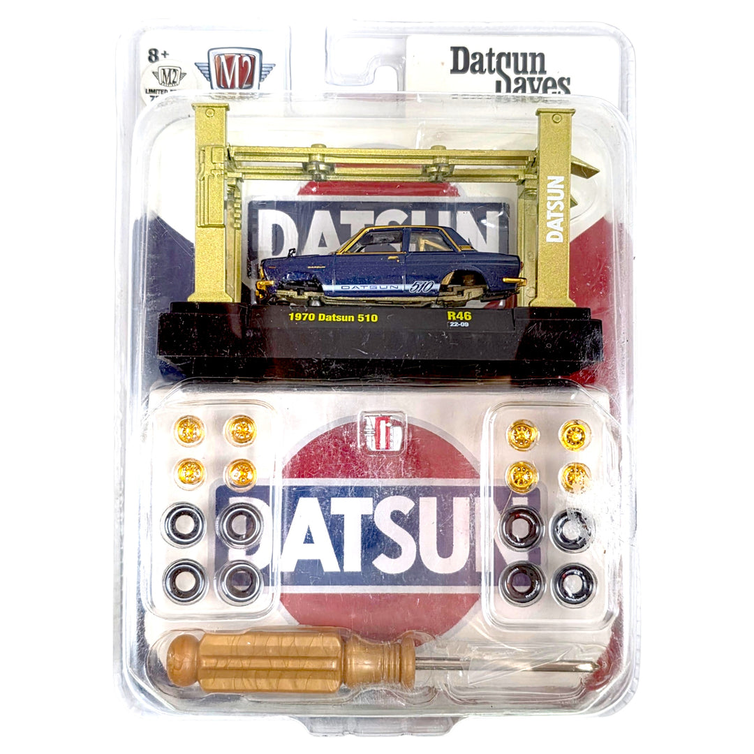 M2 Machines - 1970 Datsun 510 - 2022 Model-Kit Series *Chase*