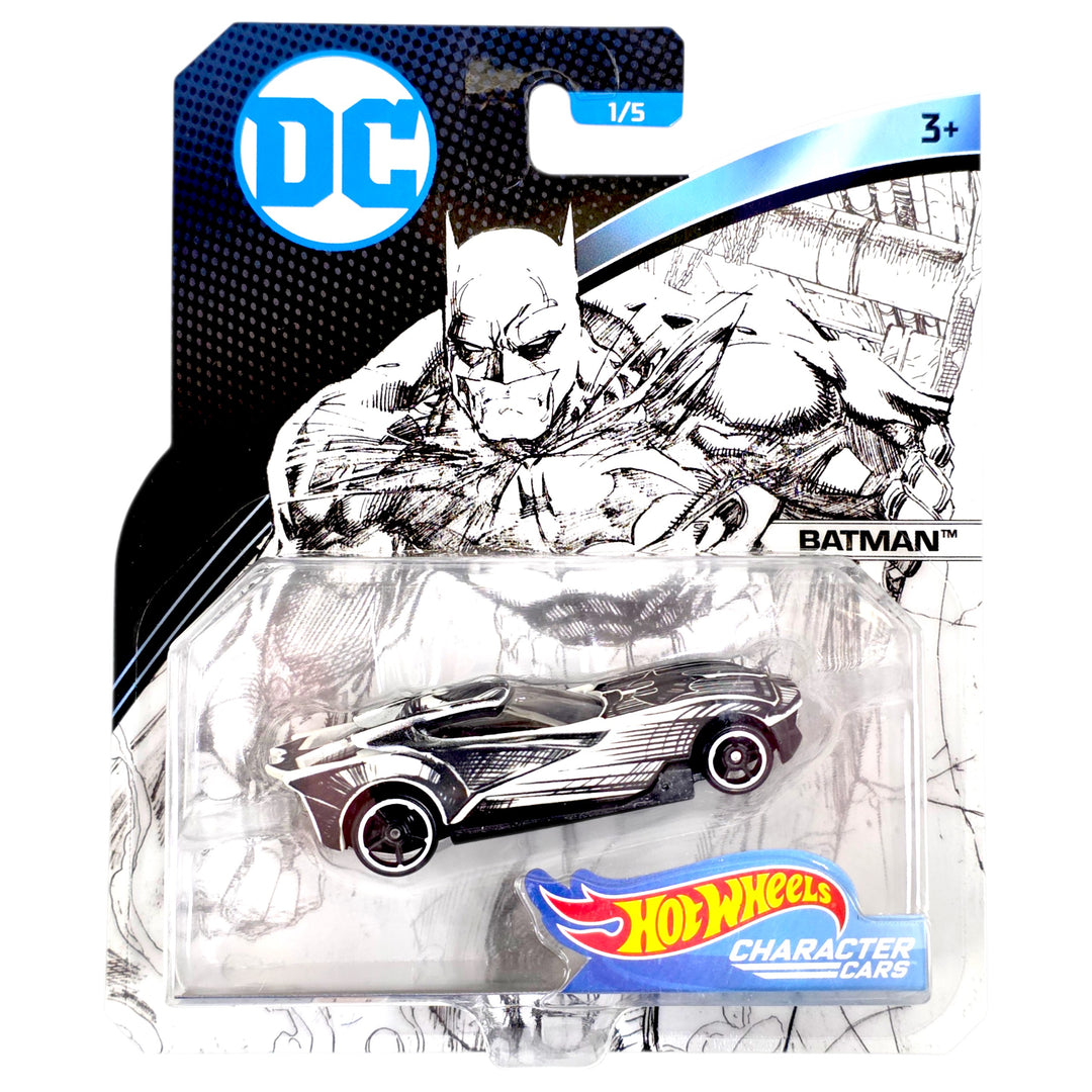 Hot Wheels - Batman - 2017 DC Universe Sketched Character Cars Series