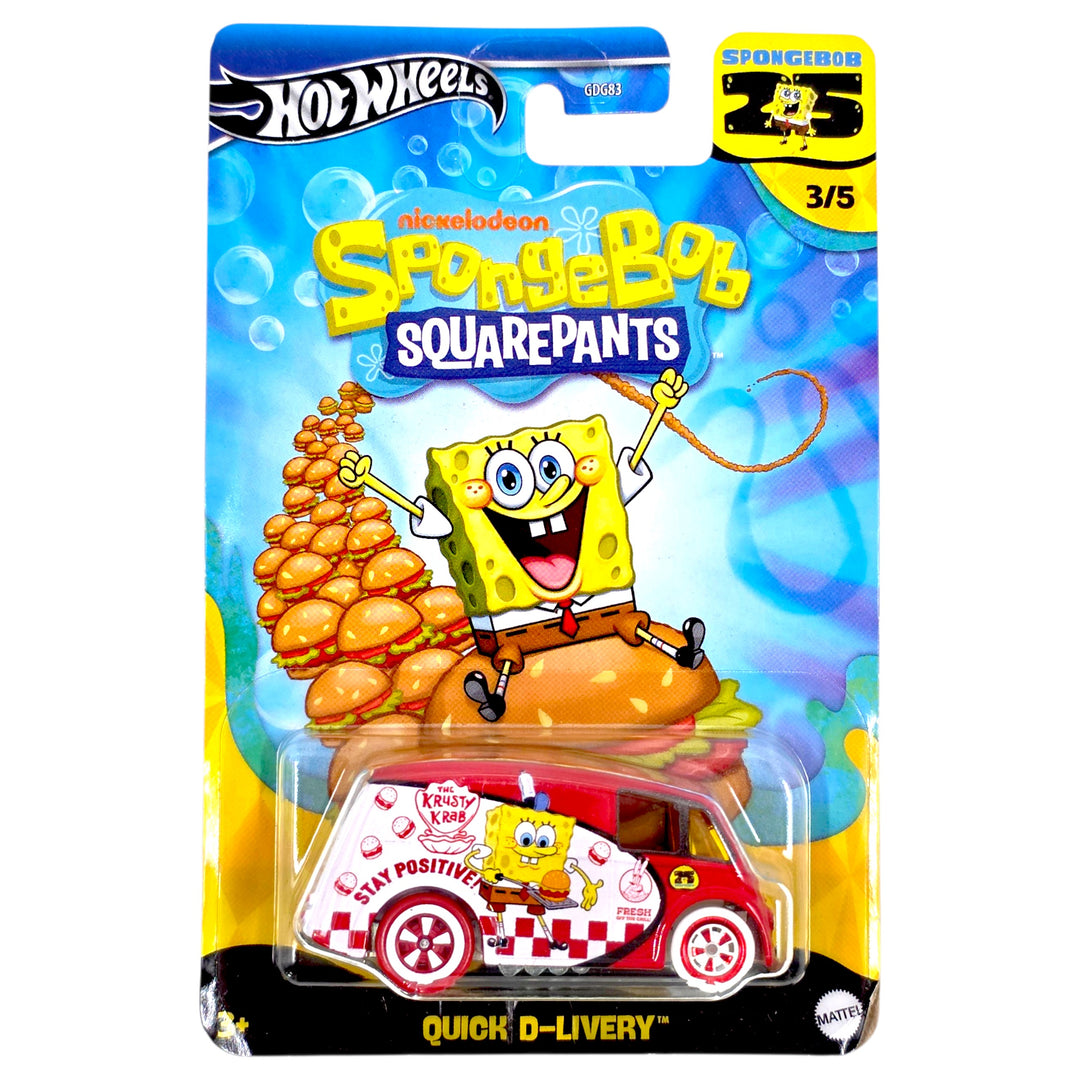 Hot Wheels - Quick D-Livery - 2024 Spongebob 25 Series