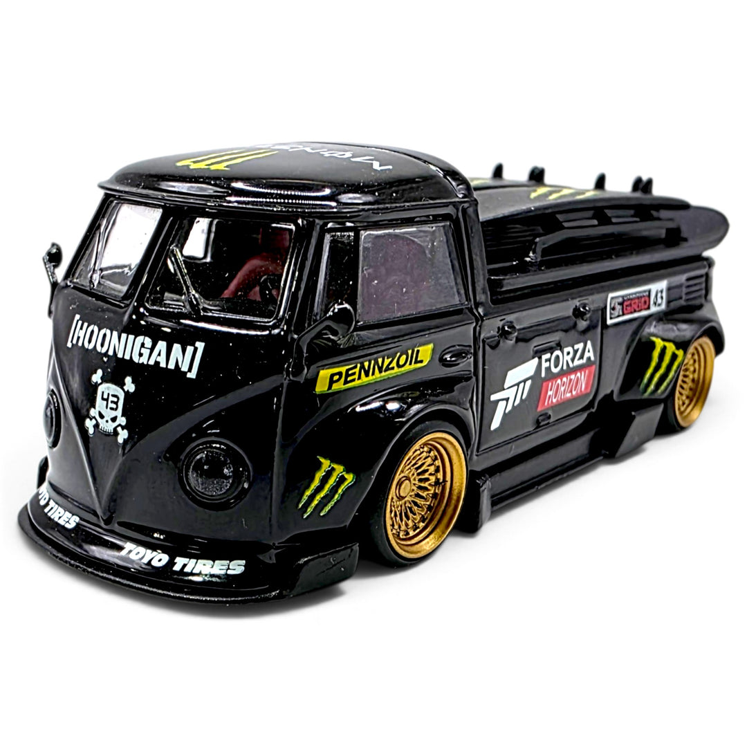 Lang Feng Model - Volkswagen T1 Pickup "Forza Horizon x Monster Energy" w/ Surfboards