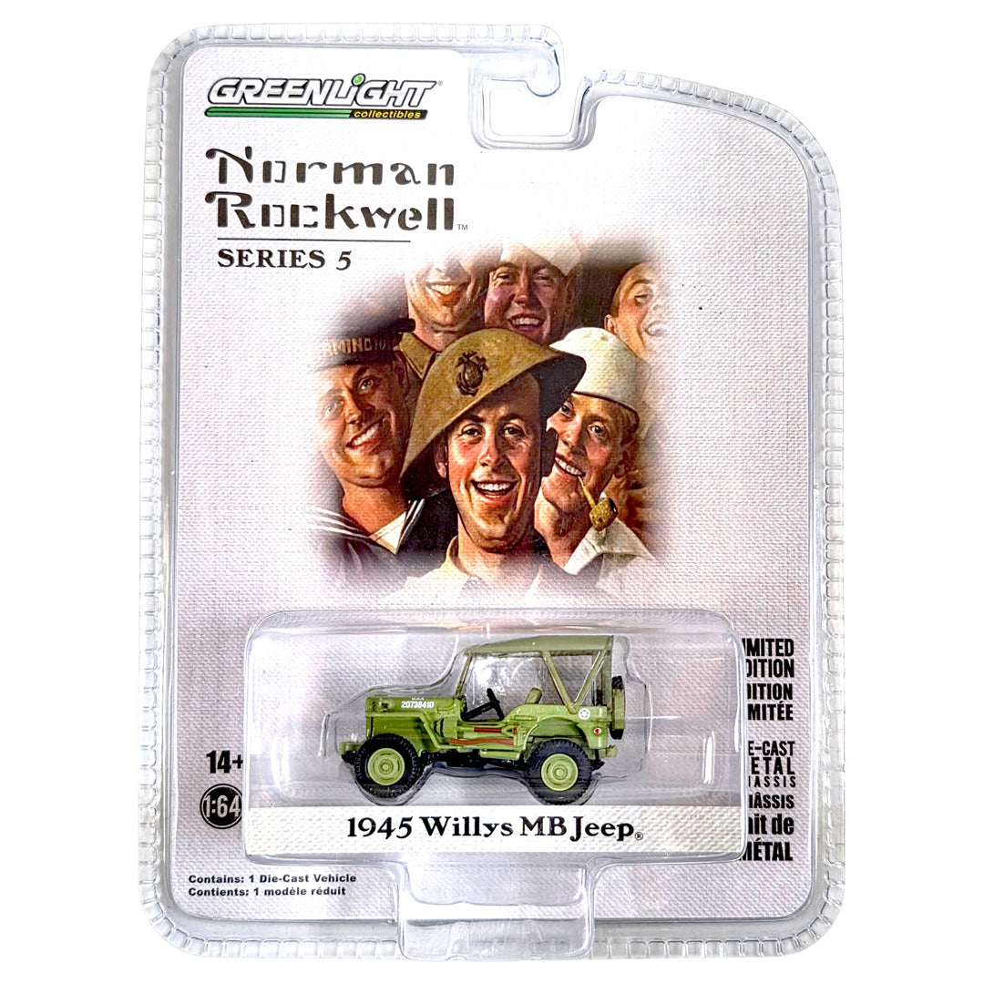 Greenlight - 1945 Willys MB Jeep - 2022 Norman Rockwell Series