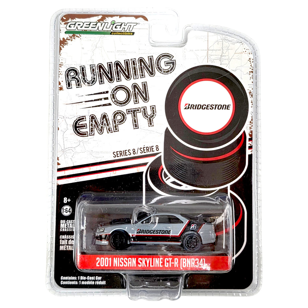 Greenlight - 2001 Nissan Skyline GT-R (BNR34) - 2019 Running On Empty Series