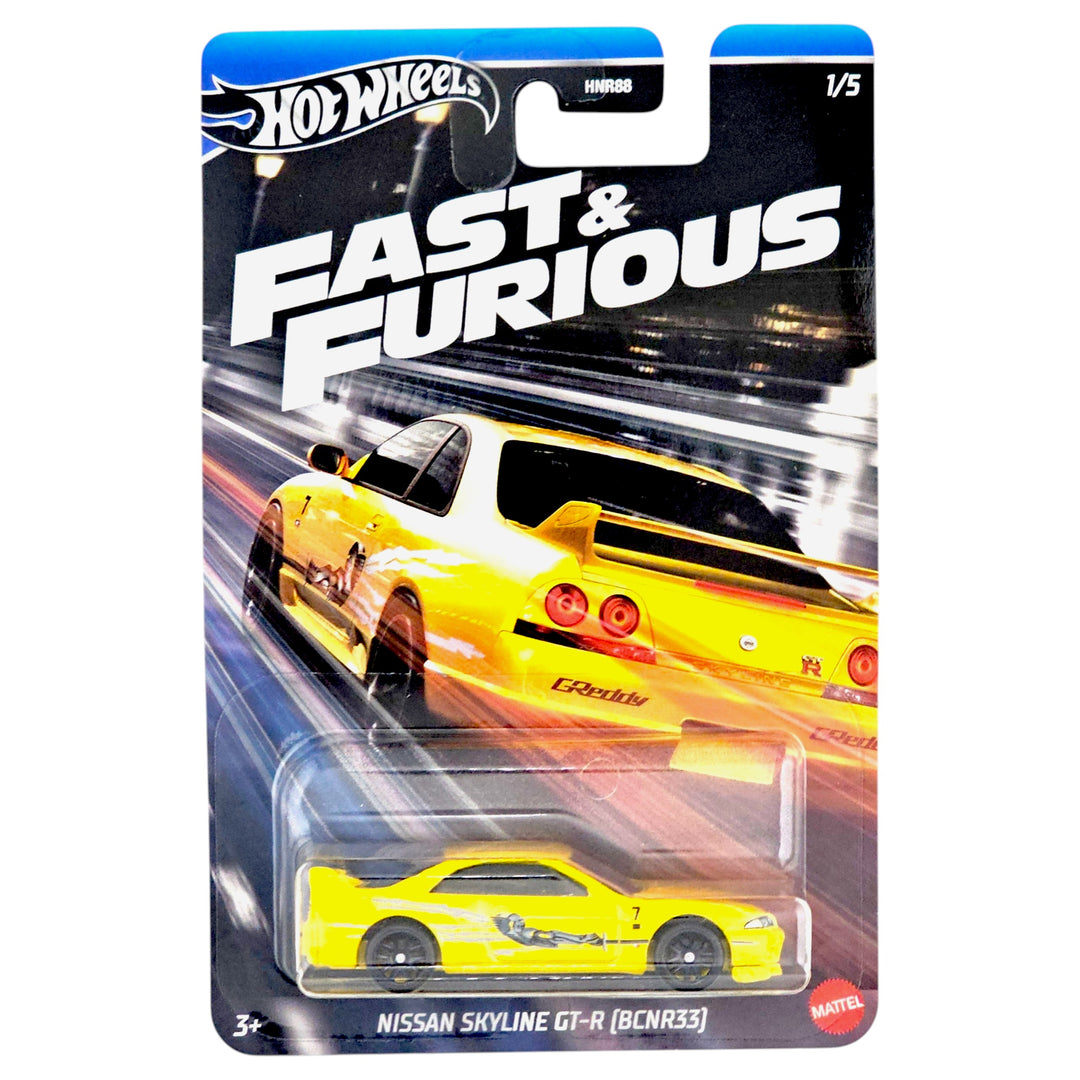 Hot Wheels - Nissan Skyline GT-R (BCNR33) - 2024 Fast &amp; Furious Racing Series