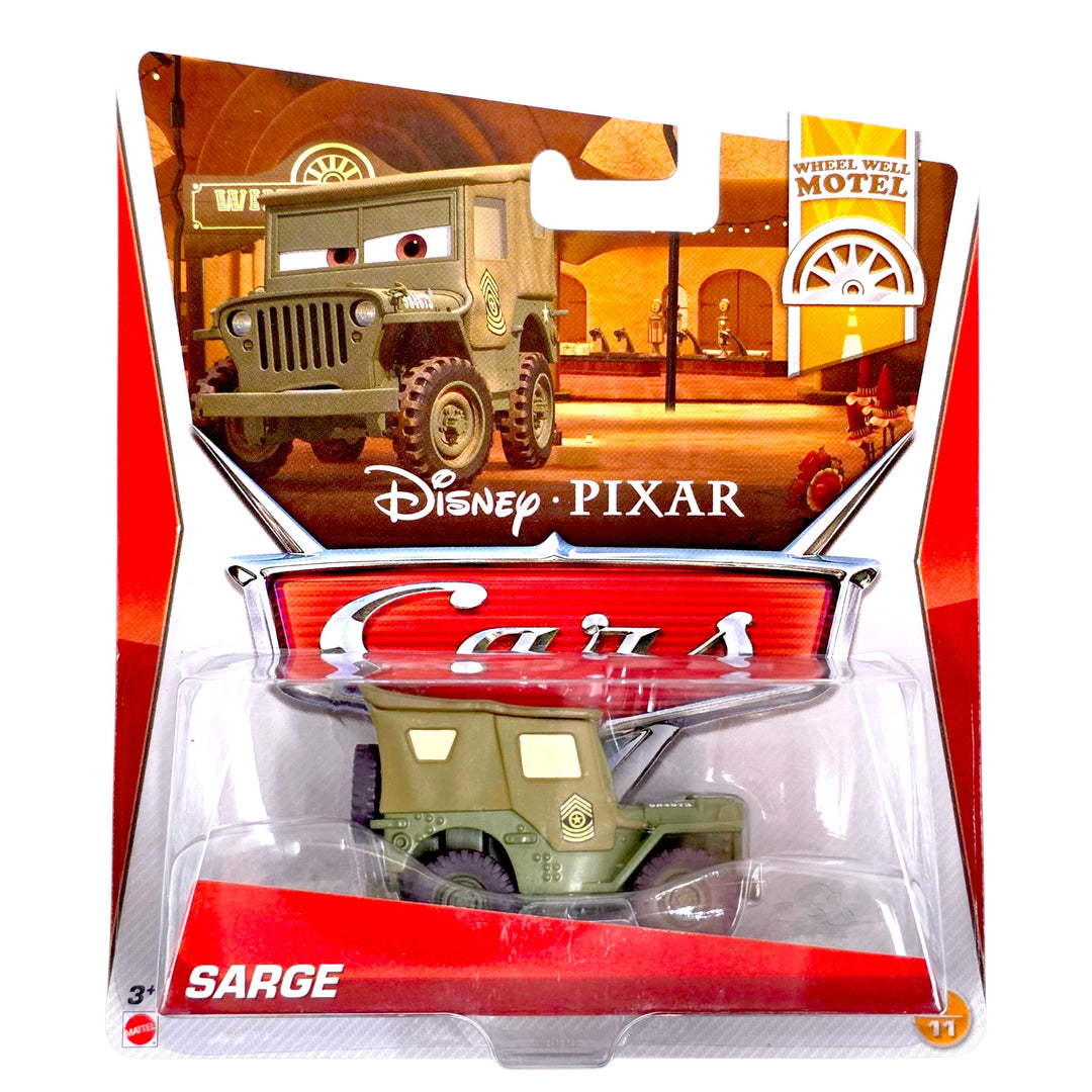 Disney Pixar - Sarge - 2012 Cars Wheel Well Motel Series