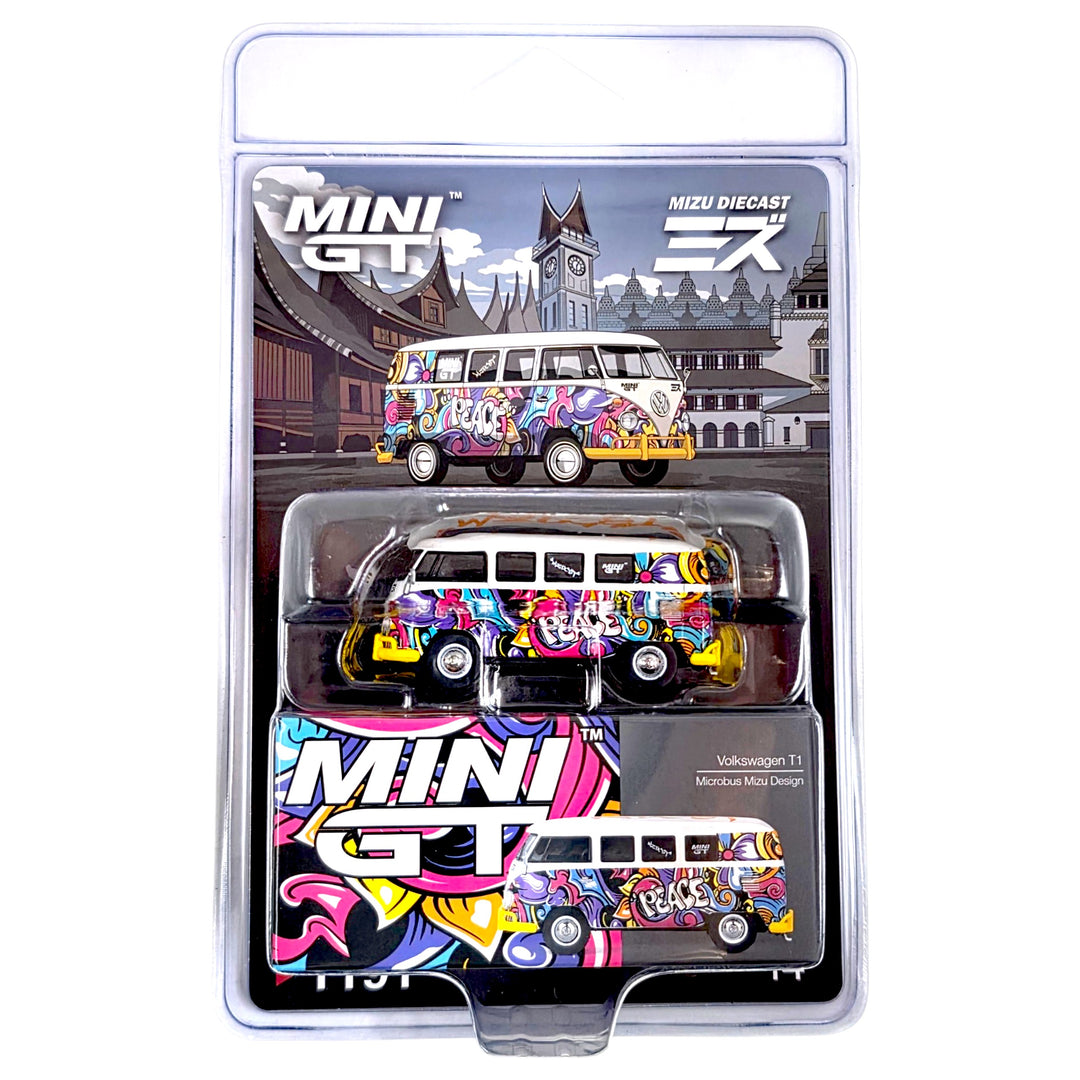 Mini GT - Volkswagen T1 Microbus Mizu Design