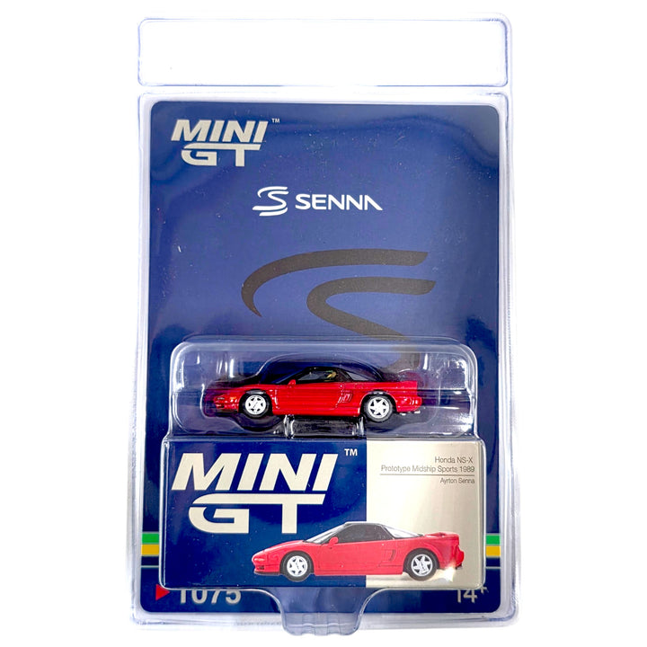 Mini GT - Honda NS-X Prototype Midship Sports 1989 Ayrton Senna w/ Figure