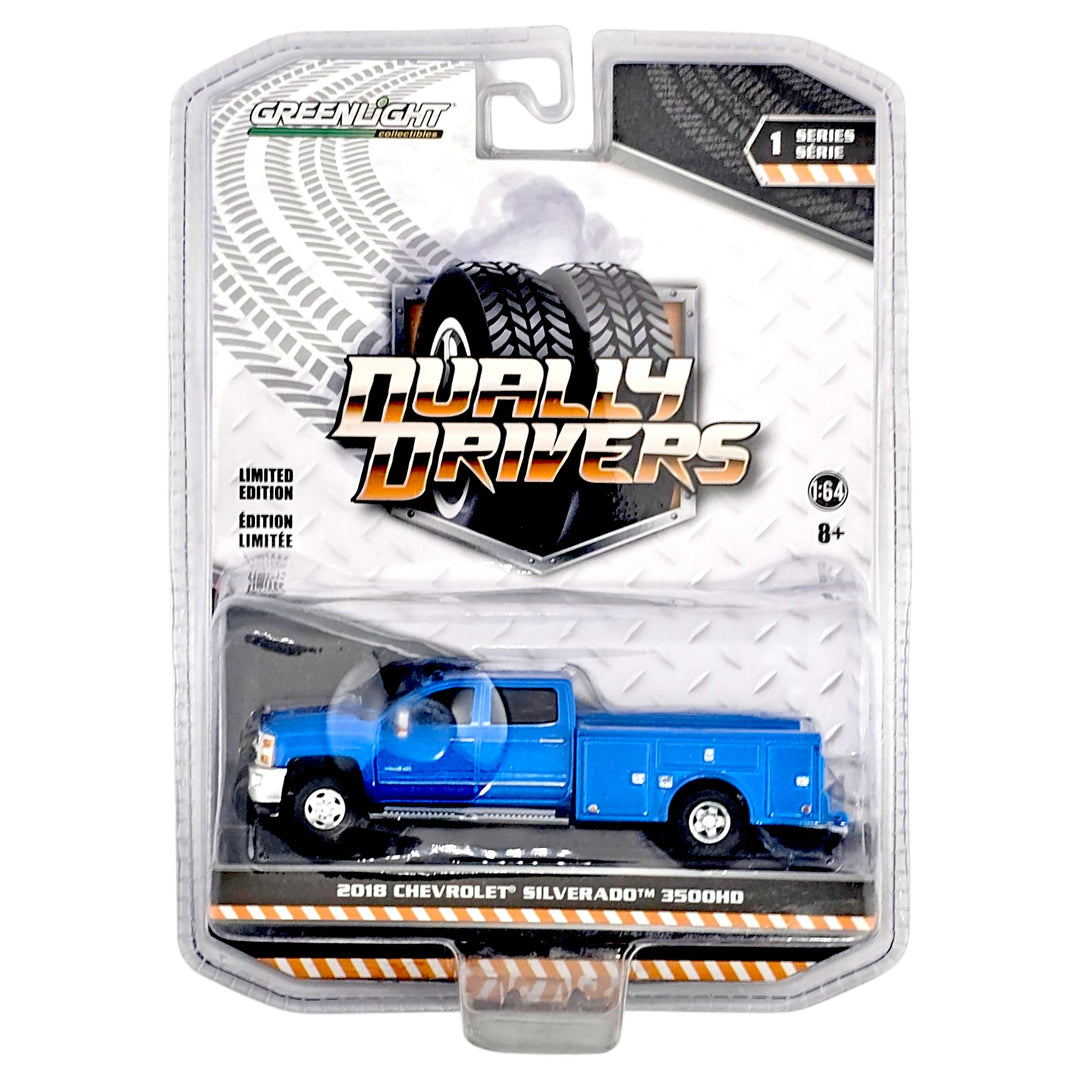 Greenlight - 2018 Chevrolet Silverado 3500HD - 2020 Dually Drivers Series