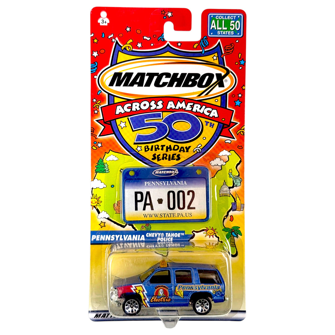 Matchbox - Chevy Tahoe Police - 2002 Across America Series