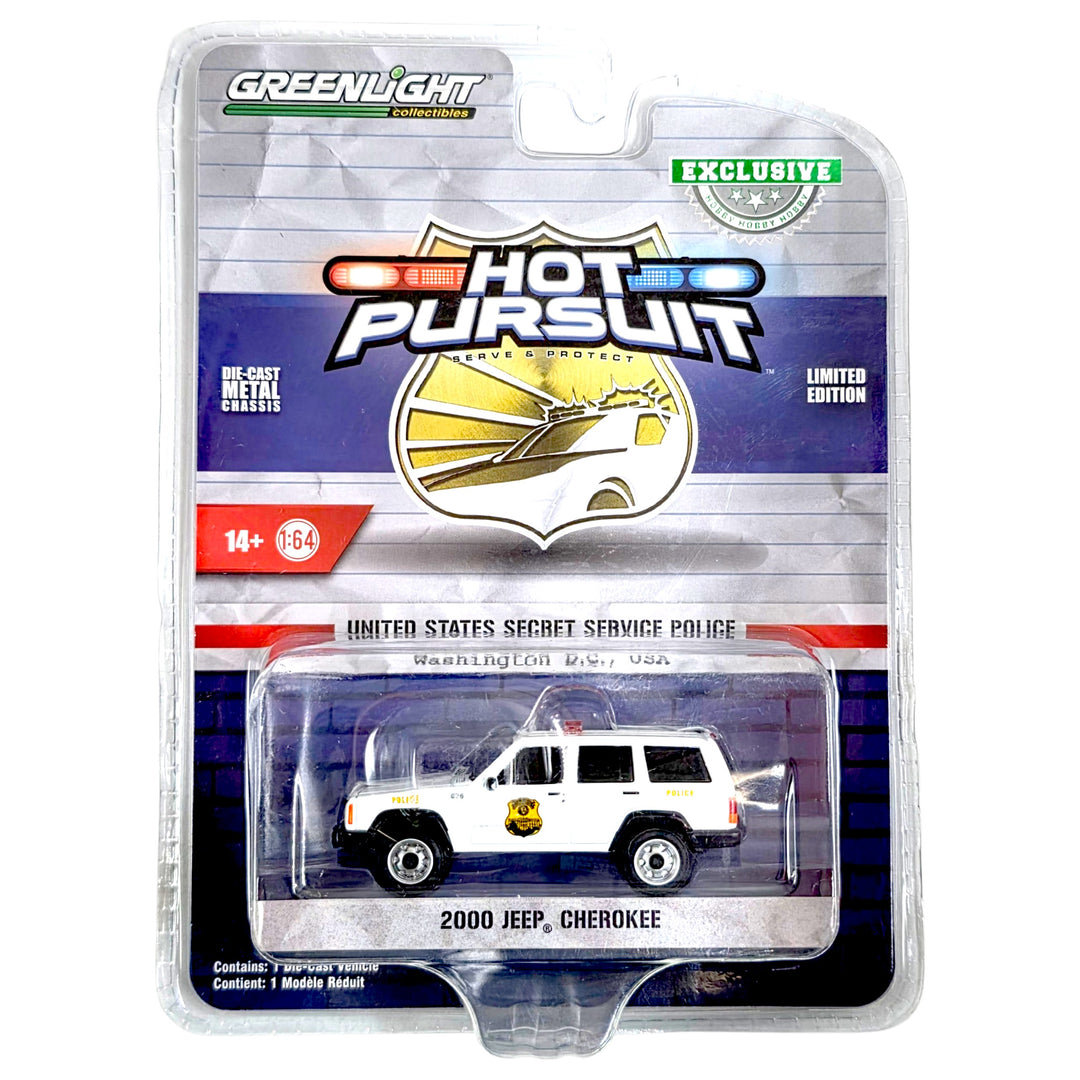 Greenlight - 2000 Jeep Cherokee - 2022 Hot Pursuit Series