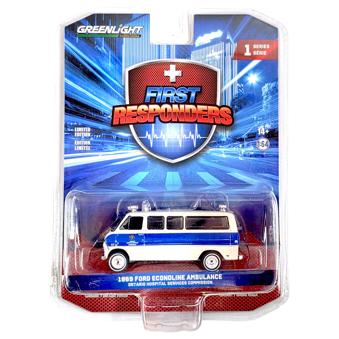 Greenlight - 1969 Ford Econoline Ambulance - 2022 First Responder Series