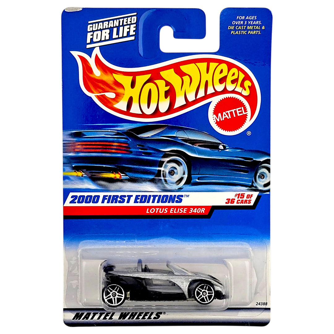 Hot Wheels - Lotus Elise 340R - 2000 *Square Card Variation*