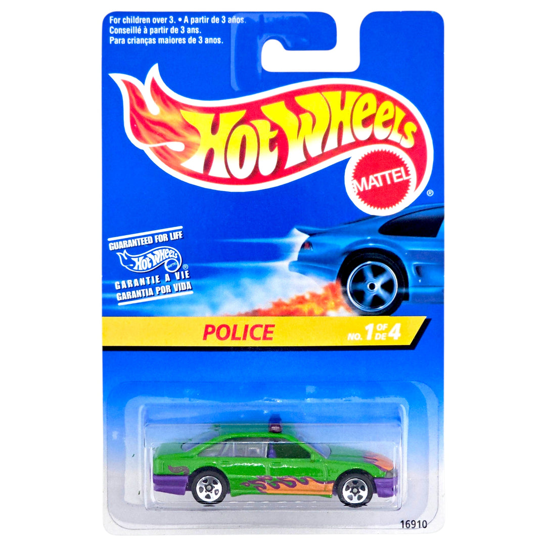 Hot Wheels - Police Cruiser - 1997 *Card Variation*
