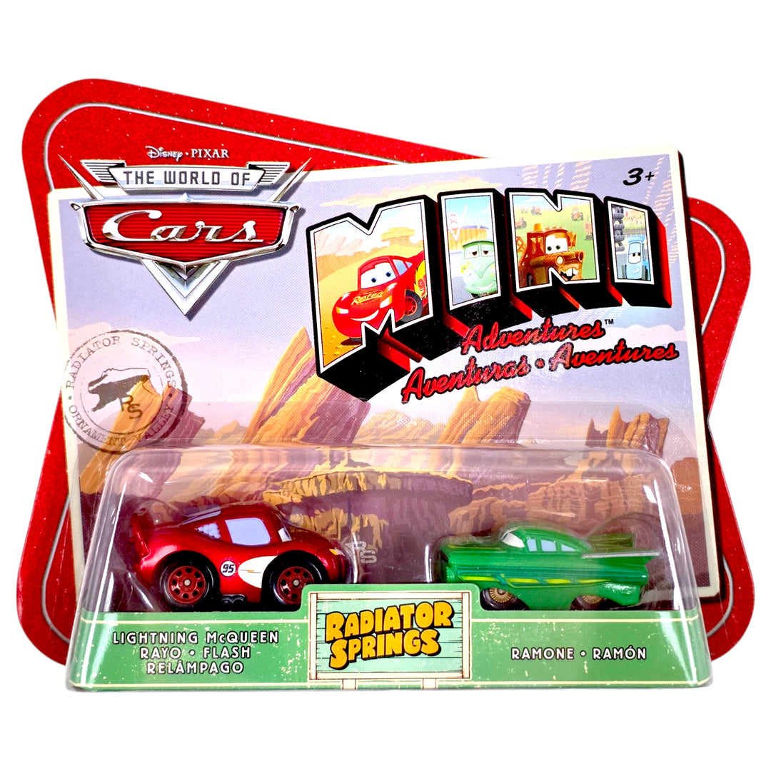 Disney Pixar - Lightning McQueen &amp; Ramone - 2009 Cars Mini Adventures Radiator Springs Series