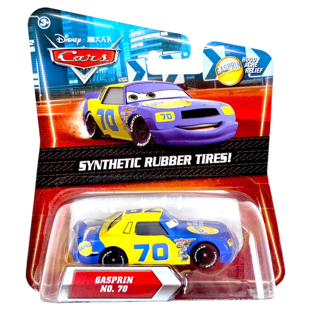 Disney Pixar - Gasprin No.70 - 2009 Cars Synthetic Rubber Tires ! Series *Kmart Exclusive*