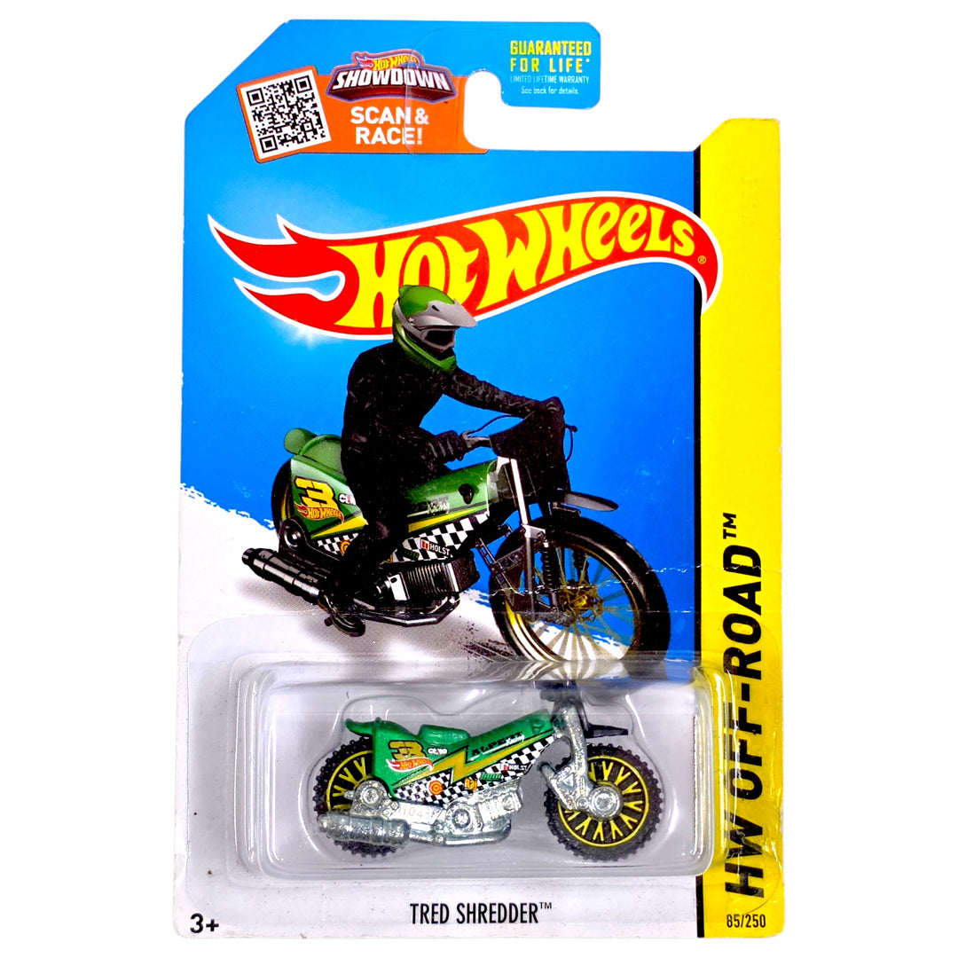 Hot Wheels - Tred Shredder - 2015 *Scan &amp; Race Card Variation*