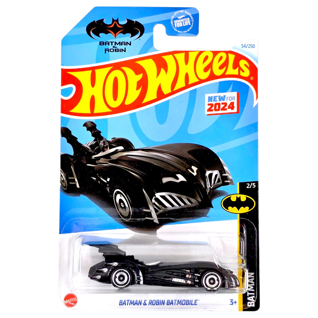Hot Wheels - Batman &amp; Robin Batmobile - 2024 *US Card Variation*