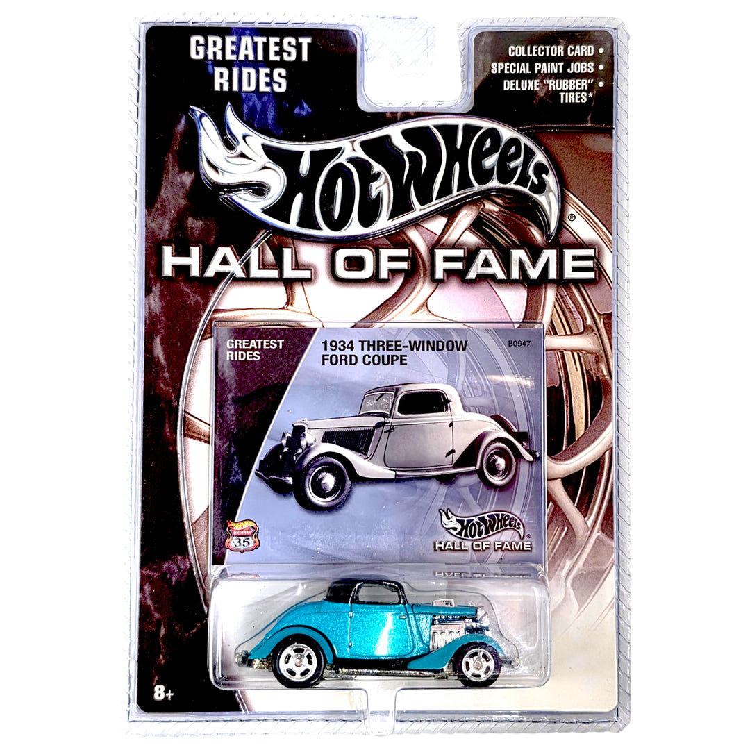 Hot Wheels - 1934 Three-Window Ford Coupe - 2003 Hall of Fame: Greatest Rides Series