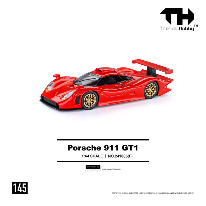 *Pre-Order* Trends Hobby - Porsche 911 GT1 1998 - Red