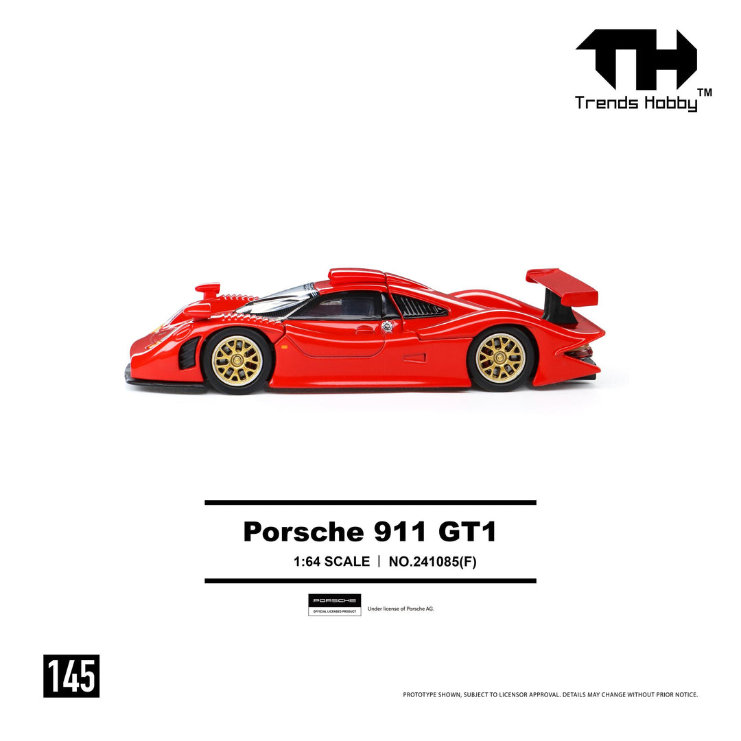 *Pre-Order* Trends Hobby - Porsche 911 GT1 1998 - Red