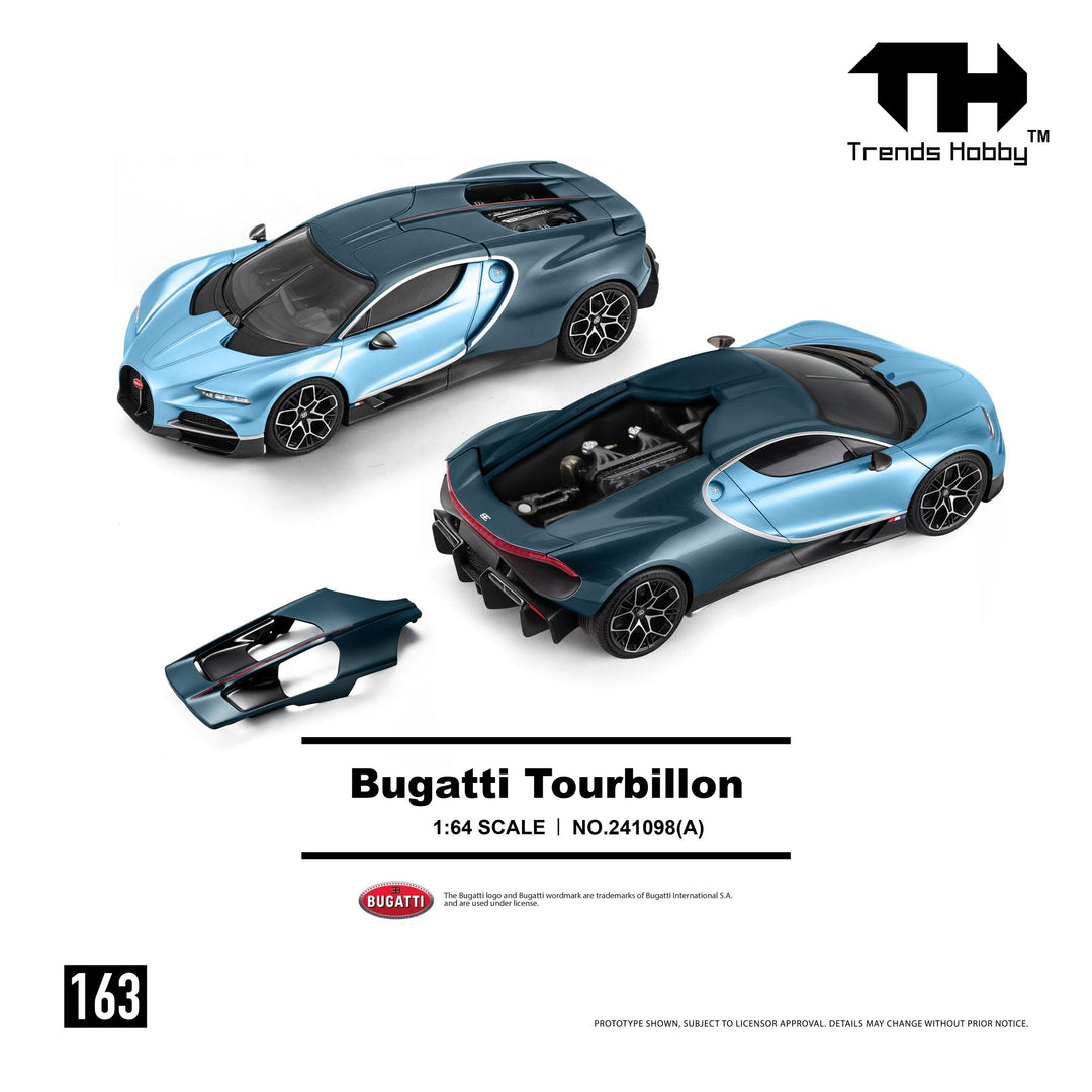 *Pre-Order* Trends Hobby - Bugatti Tourbillon - Blue Atlantic