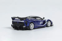 Stance Hunters x Little Toys - Ferrari FXX-K Evo w/ Removable Engine Cover - Blue