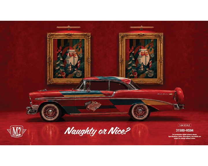 *Pre-Order* M2 Machines - 1956 Chevrolet Bel Air Christmas Special Edition – Hobby Exclusive