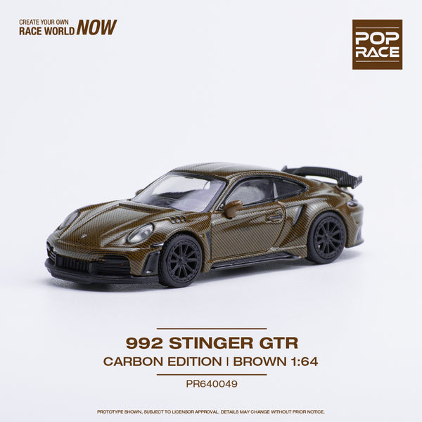 Pop Race - Porsche 911 (992) Stinger GTR - Carbon Brown