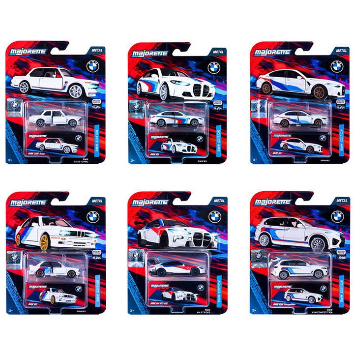 *Pre-Order* Majorette - Deluxe BMW 6-Car Assortment - 2026