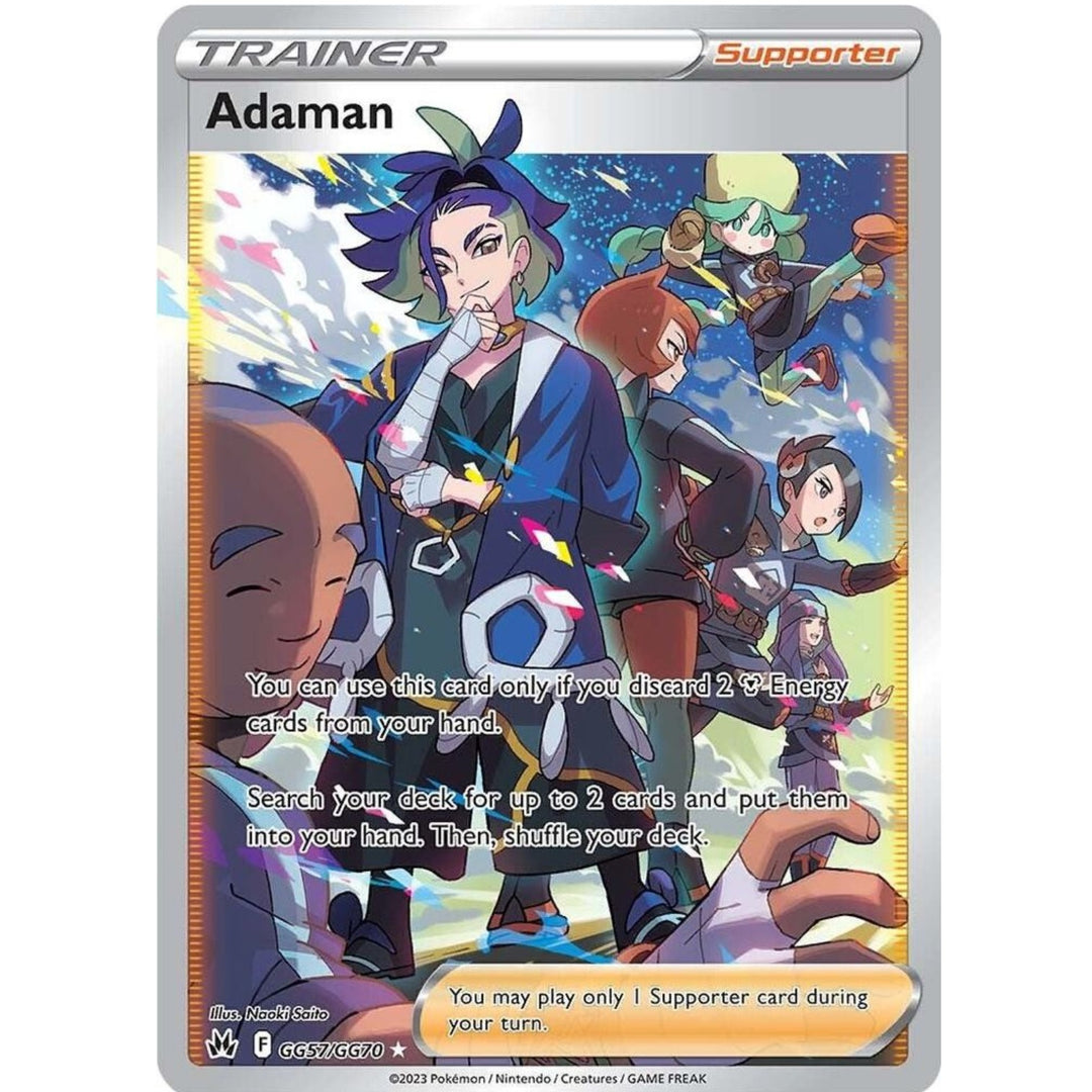 Pokemon - Adaman - GG57/GG70 - Ultra Rare - Crown Zenith Series