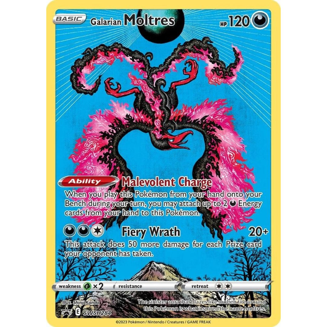 Pokemon - Galarian Moltres - SWSH284 - Promo - Sword &amp; Shield Series