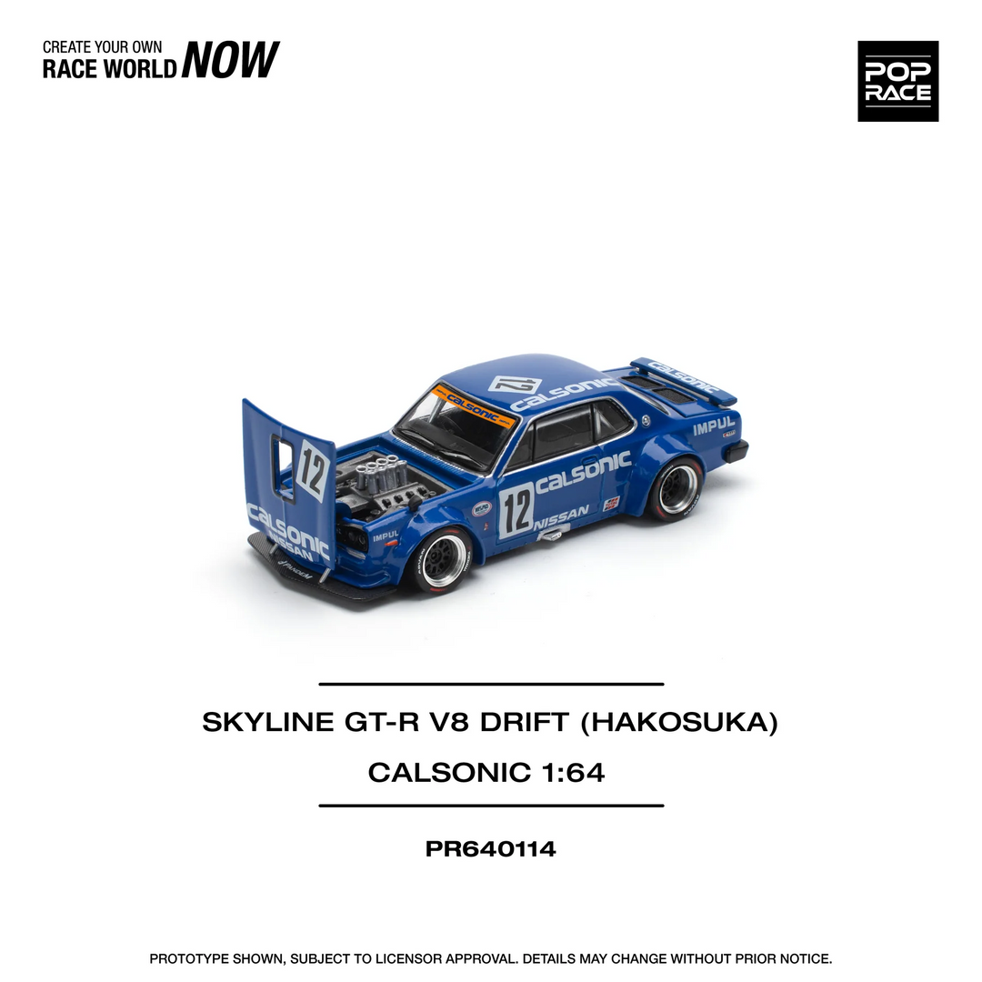 Pop Race - Skyline GT-R V8 Drift (Hakosuka) - Calsonic
