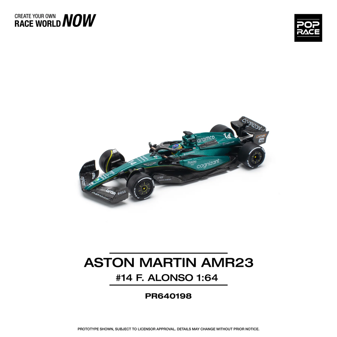 Pop Race - Aston Martin Aramco AMR23 - Fernando Alonso 
