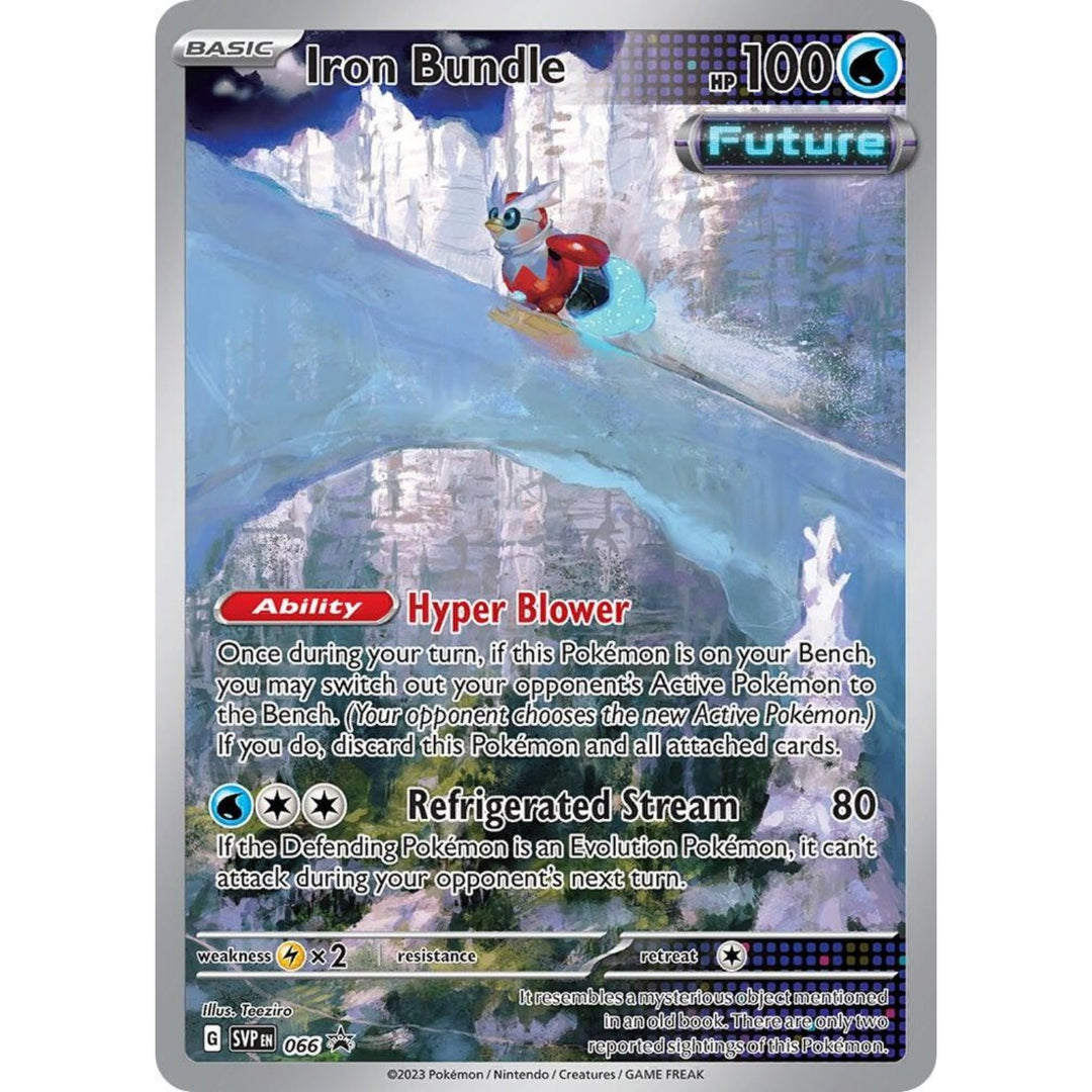 Pokemon - Iron Bundle - SVP066 - Illustration Rare Promo - Scarlet &amp; Violet Promos