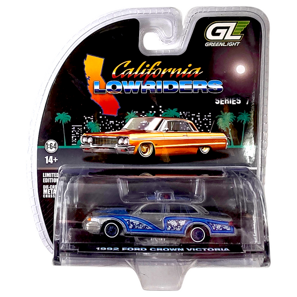 Greenlight - 1992 Ford Crown Victoria - 2025 California Lowriders Series *Raw Chase*