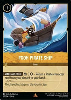 Lorcana - Pooh Pirate Ship - 32/204 - Rare - Azurite Sea