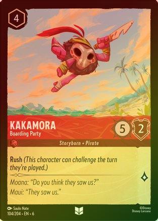 Lorcana - Kakamora (Boarding Party) - 104/204 - Uncommon (Foil) - Azurite Sea