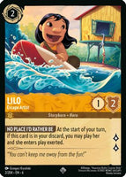 Lorcana - Lilo (Escape Artist) - 2/204 - Super Rare - Azurite Sea