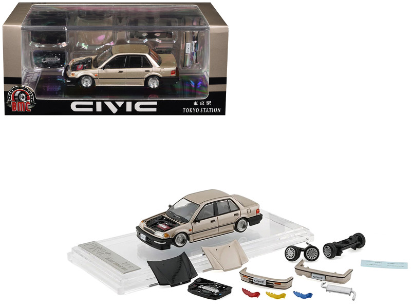 BM Creations - Honda Civic EF2 - Champagne LHD *Tokyo Station Exclusive Edition*