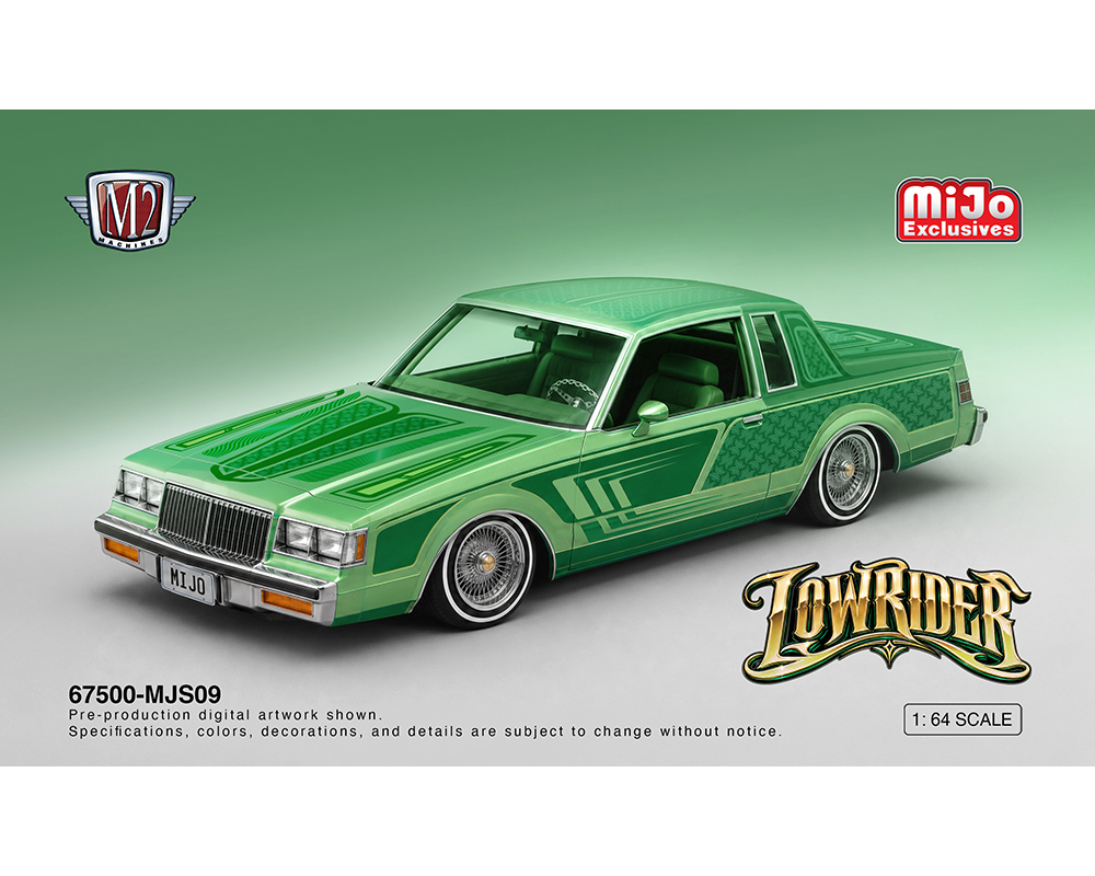 *Pre-Order* M2 Machines - Diorama Series 1987 Buick Regal Lowriders with 2 Female Figures – Mijo Exclusives
